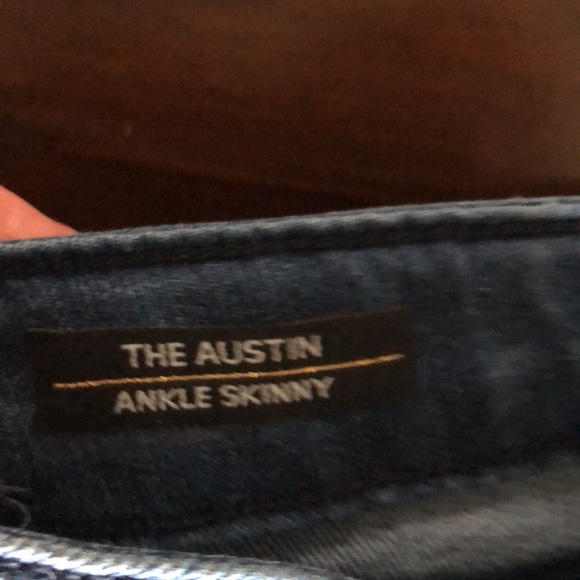 Girls size 12 Viggos Austin ankle skinny blue jeans with adjustable waist band - Picture 11 of 14